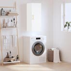 vidaXL Bovenkast 34,5x34x90 cm wit, Verzenden, Nieuw