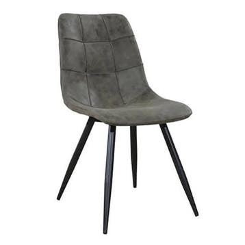Stoelen | PEAK | Microvezel/Metaal | Olive | Zwarte Poten |, Verzenden, Nieuw in verpakking