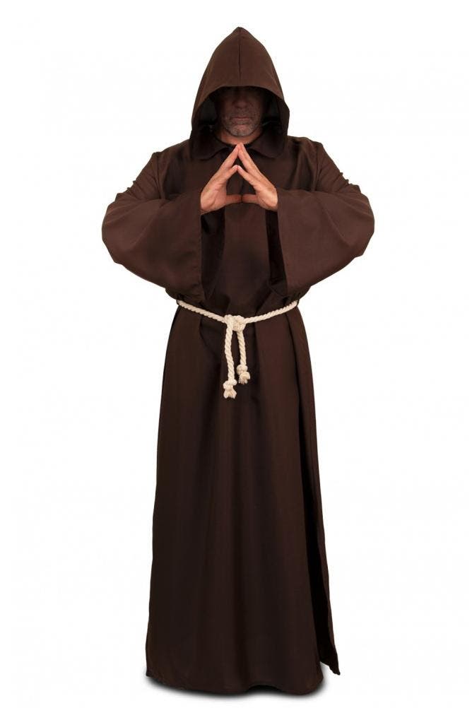 KIMU® Monnik Kostuum Bruin Magere Hein Pak Beul Lange Cape G, Vêtements | Hommes, Costumes de carnaval & Vêtements de fête, Enlèvement ou Envoi