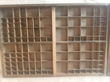2 Casier Imprimeur milieu XX sciécle - Werkgereedschap (2)