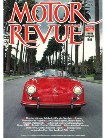 1986 MOTOR REVUE JAARBOEK DUITS, Ophalen of Verzenden