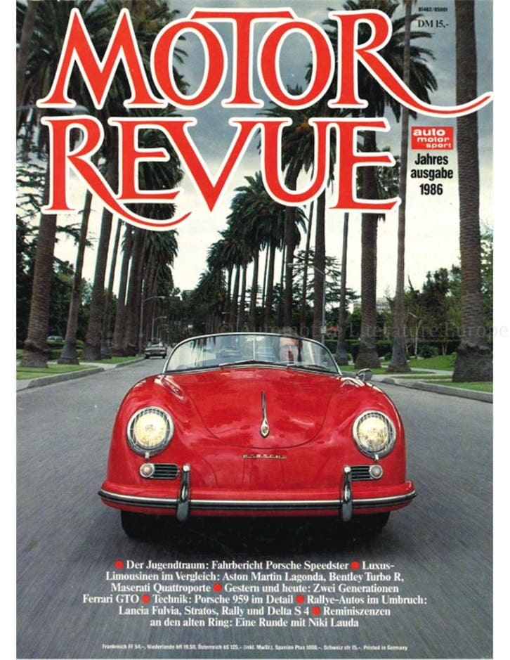 1986 MOTOR REVUE JAARBOEK DUITS, Livres, Autos | Brochures & Magazines, Enlèvement ou Envoi