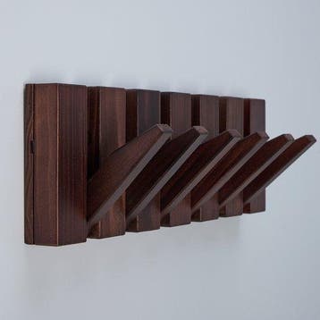 2dekans | Urban State Piano kapstok - donker hout -, Huis en Inrichting, Ophalen of Verzenden, Nieuw