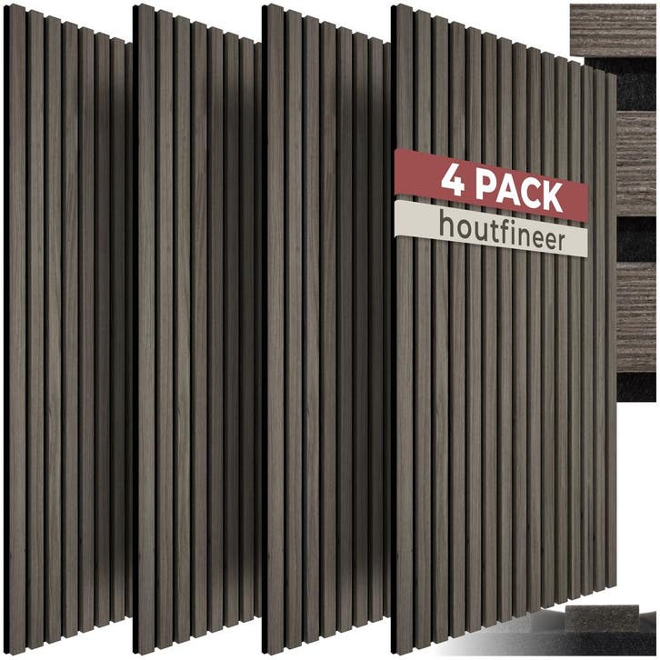 Akoestische panelen Sonic Wall II houtlook - eiken grijs, Huis en Inrichting, Bureaus, Verzenden