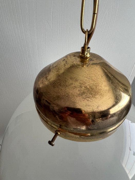 Plafondlamp - ruimtevaart - Opaline glas, Antiquités & Art, Curiosités & Brocante