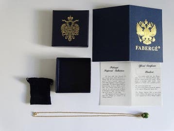 Figuur - House of Faberge- Imperial pendant egg - original, Nieuw