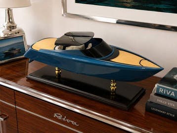 Aston Martin Yacht AM37 – Maquette de luxe en bois 70 cm –, Nieuw