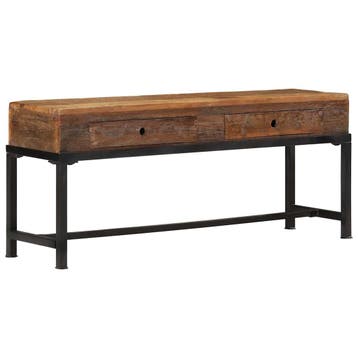 vidaXL Tv-meubel 110x30x46 cm massief gerecycled hout, Verzenden