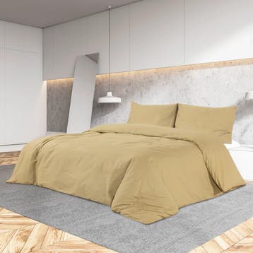 vidaXL Dekbedovertrekset lichtgewicht 200x200 cm microvezel, Verzenden, Nieuw