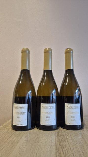 2021 Jules Desjourneys - Mâcon-Verzé - 3 Bouteilles (0,75 L)