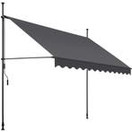 tectake Klemluifel met zwengel, in hoogte verstelbaar - 300, Tuin en Terras, Verzenden, Nieuw