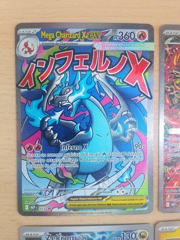 Pokémon - 4 Card - Pokémon - Dracaufeu, Pikachu, Oricorio, Hobby & Loisirs créatifs