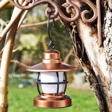 Eenvoudige campinglamp met haak (op batterijen, warm wit li, Verzenden, Nieuw