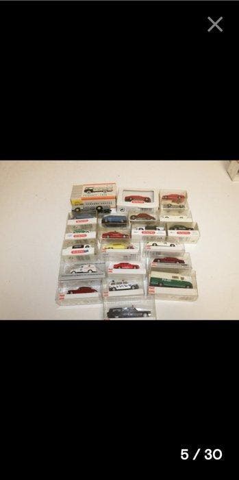 Busch, Wiking 1:87 - Modelauto (22) - Lotto di modellini, Nieuw