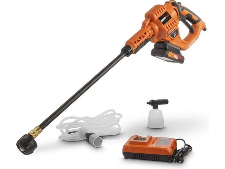 Powerplus POWDPG80621 - Accu Hogedrukreiniger - 20 V 25 Bar, Tuin en Terras, Hogedrukreinigers, Zo goed als nieuw, Verzenden