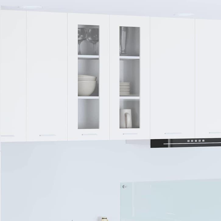 vidaXL Hangkast Wit 60 x 31 x 80 cm Bewerkt hout, Huis en Inrichting, Kasten | Overige, Nieuw, Verzenden