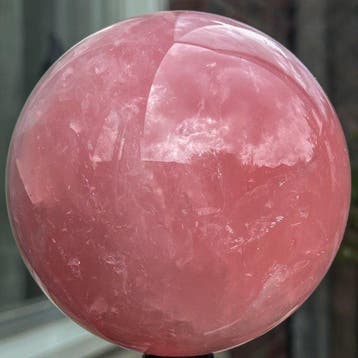 Quartz rose Sphère en quartz rose, de grande taille, AAA,, Collections, Minéraux & Fossiles