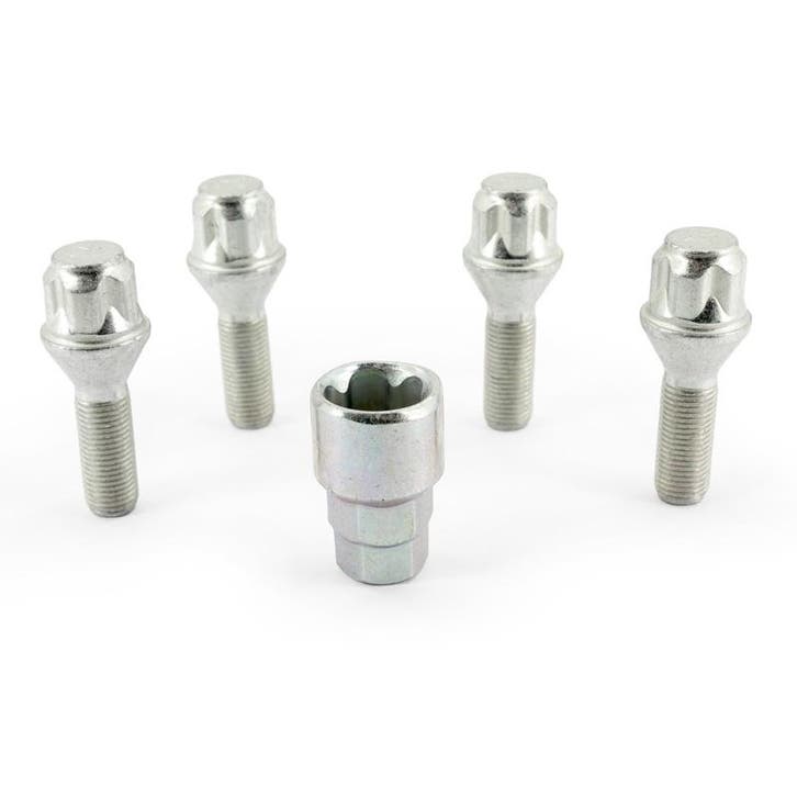 H&R Wielslotenset M12x1.25x30mm konisch - 4 slotbouten incl., Auto-onderdelen, Ophanging en Onderstel, Nieuw, Verzenden