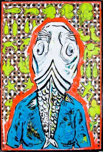 Baptiste Laurent - Madame Poisson chat, Antiek en Kunst