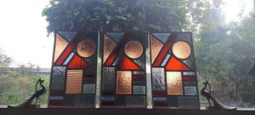 Art déco Vitrail (33) - 1920-1930, Antiek en Kunst
