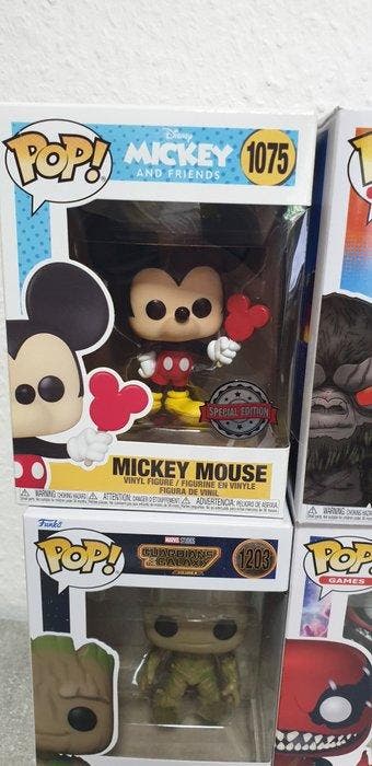 Funko - Funko Pop Marvel Disney Gorilla Flocked Spezial