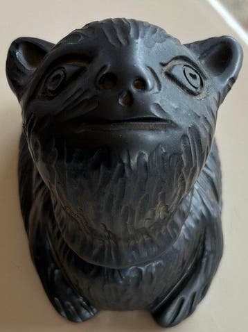 Jean Marais (1913-1998) - sculptuur, Chat à la tête levée -, Antiek en Kunst