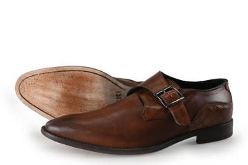 Black Label Nette schoenen in maat 42 Cognac, Overige kleuren, Verzenden, Overige typen, Zo goed als nieuw