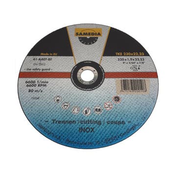 SAMEDIA MASTER TKE Slijpschijf Ø 230 x 1,9, Verzenden, Nieuw
