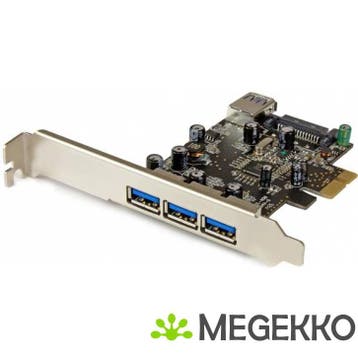 StarTech.com 4-poorts PCI Express USB 3.0 kaart, Verzenden, Nieuw