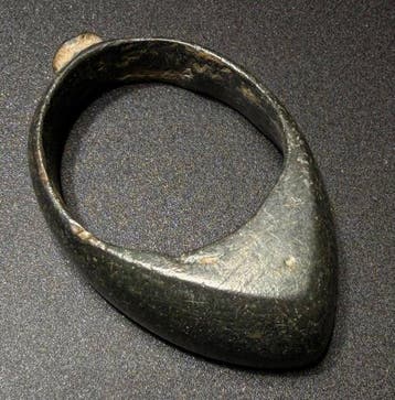 Médiéval, époque des Croisés Bronze Anneau dArcher