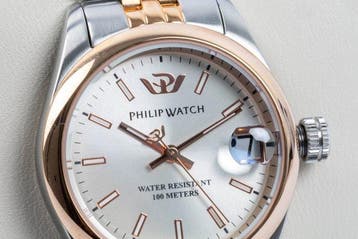 Philip Watch - Caribe Urban - Date - Silver/Rose gold -