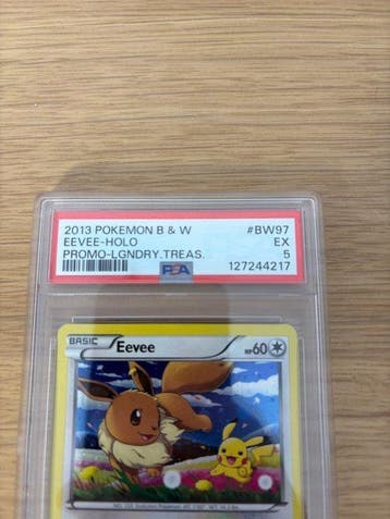 Pokémon - 1 Graded card - Eevee BW97 Foil, Promo card - PSA