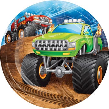 Monster Truck Borden 18cm 8st, Verzenden, Nieuw