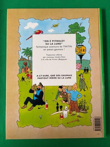 Tintin T17 - On a marché sur la lune en Gaumais - 1 Album