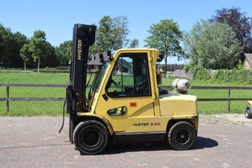 Veiling: Heftruck Hyster H5.50XM LPG 3500kg 5.75m 2004, Ophalen
