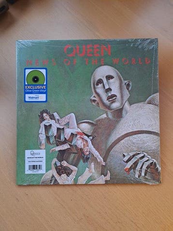Queen - News Of The World - Limited edition Exclusive Olive, Nieuw in verpakking