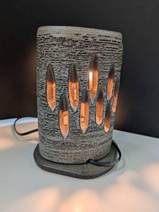 Lampe de table - Lampe de table en céramique Shigaraki Ware, Antiquités & Art, Art | Objets design