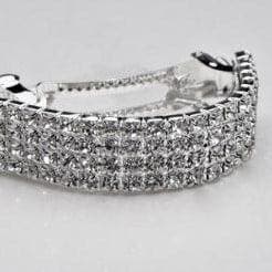 Haarspeld Floral Updo Clip Zilver Flora, Nieuw