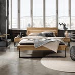 Van Schaik Aro Eiken Balkenbed - 160 x 200, Huis en Inrichting, Nieuw