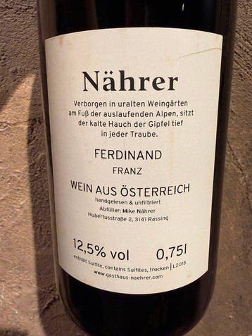2018 Nährer Ferdinand - Neder-Oostenrijk - 6 Fles (0,75, Nieuw