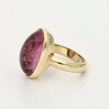 Bague - 18 carats Or jaune - 11.90ct. tw. Améthyste