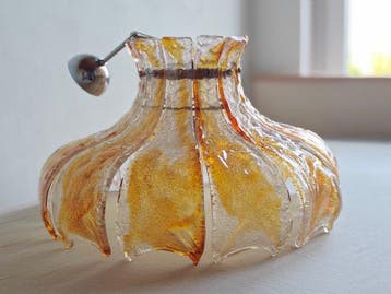 Plafonnier - Verre de Murano - Lustre à pétales en verre XL, Antiek en Kunst