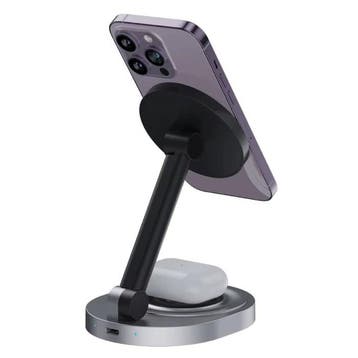 3 in 1 Magnetisch Oplaadstation - Compatibel met Apple, Verzenden, Nieuw