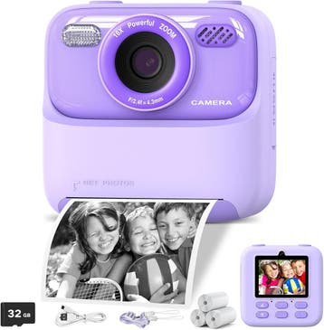 Kindercamera 1080p | 34% korting retour deal | Direct pri..., Verzenden, Zo goed als nieuw, Ontdekken, Met geluid