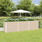 vidaXL Plantenbak Ivoor 290 x 90 x 75 cm Gegevens staal, Verzenden