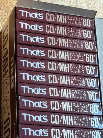 Thats - CD/MH 60 - Audiocassette - 1991, Nieuw