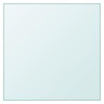 vidaXL Tafelblad 60x60 cm gehard glas transparant, Huis en Inrichting, Verzenden, Nieuw