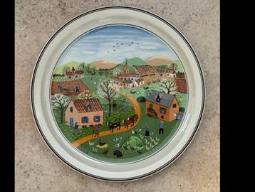 Villeroy & Boch - Gérard Laplau - Plat (4) - Design Naïf -