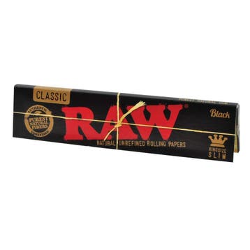 Smoking RAW Black Slim King Size Vloei       1 stuks, Verzamelen, Verzenden, Nieuw