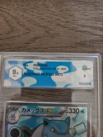 Pokémon - 1 Graded card - Tortank 186/165 SR Illustration, Hobby & Loisirs créatifs